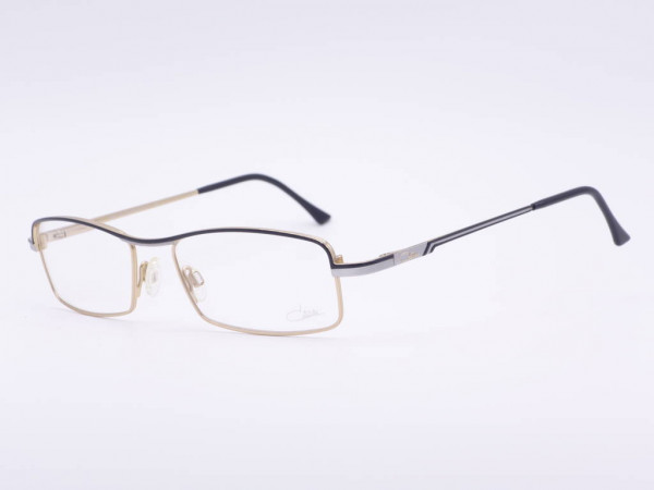 Rectangular Cazal men's glasses luxury model 710 frame in black silver GrauGlassses
